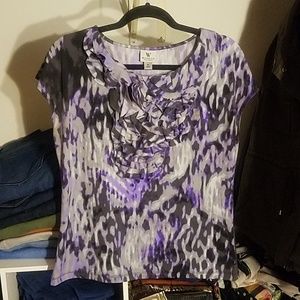 Worthington size petite L stretchy top